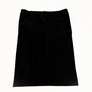 Alberto Makali Bandage Bodycon Embroidered Skirt Black Mini Size Small